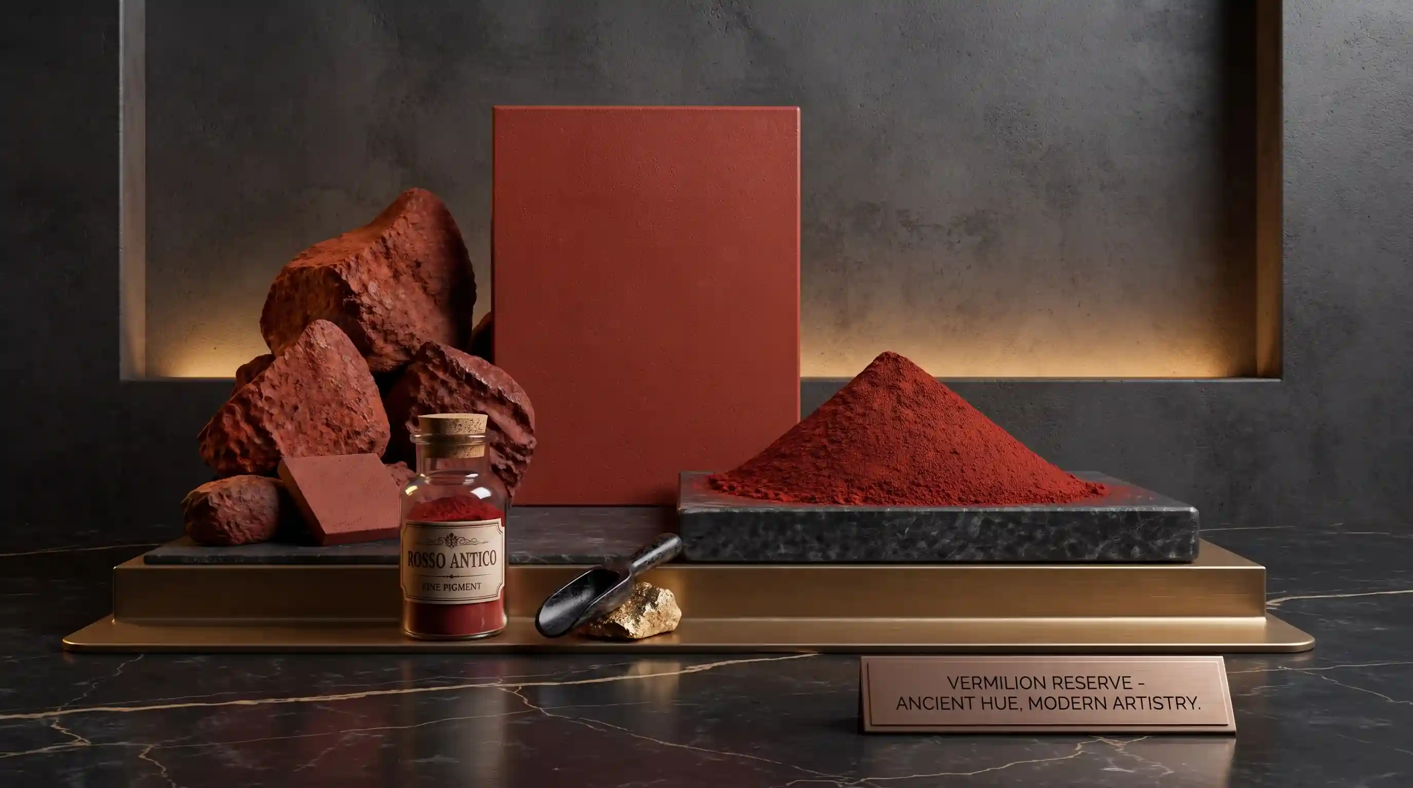 Application of Red Iron Oxide (Ochre) as a Pigment and Industrial Colorant