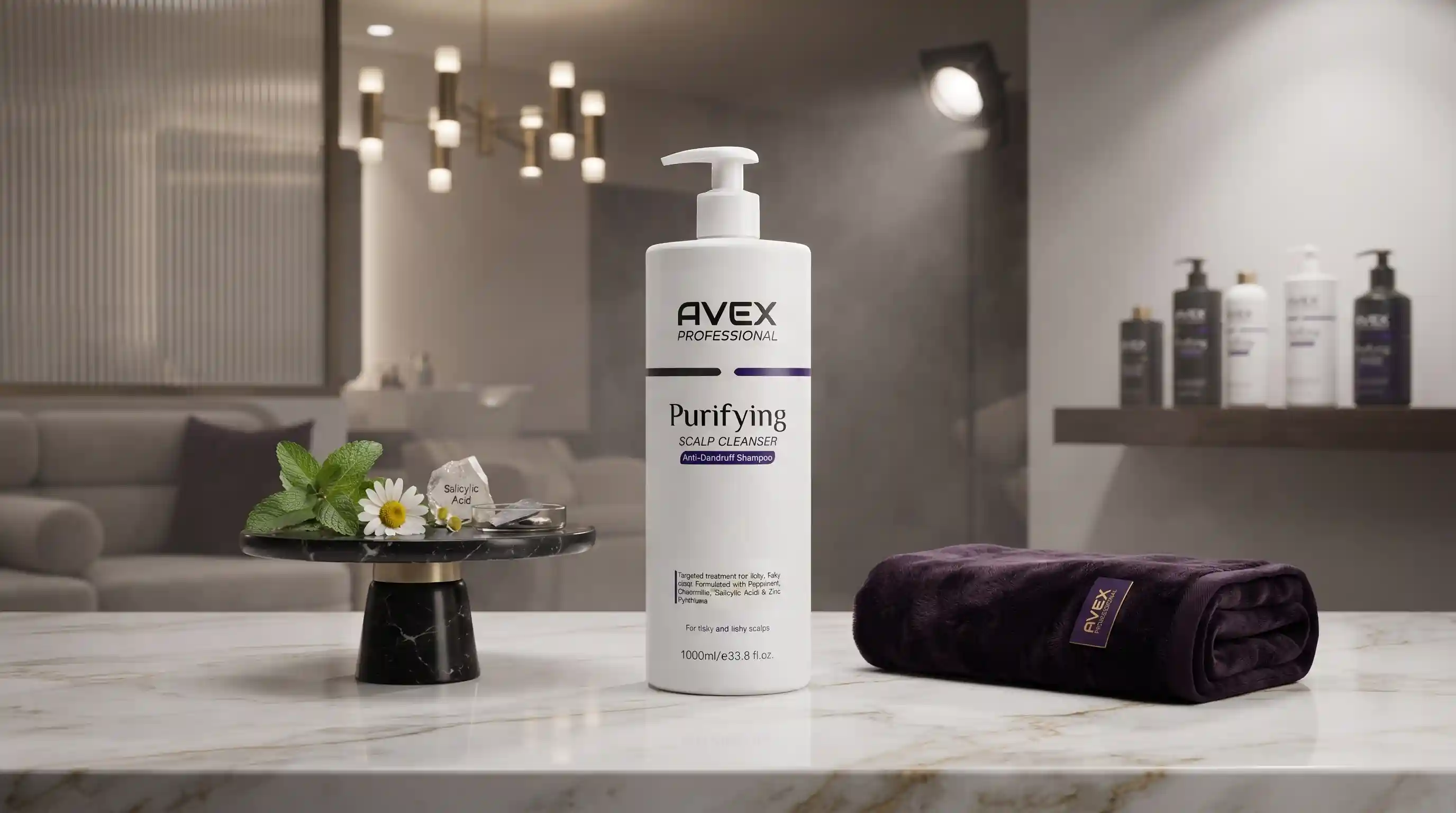 اصالت شامپو پیوریفایینگ اوکس | Purifying Scalp Cleanser AVEX