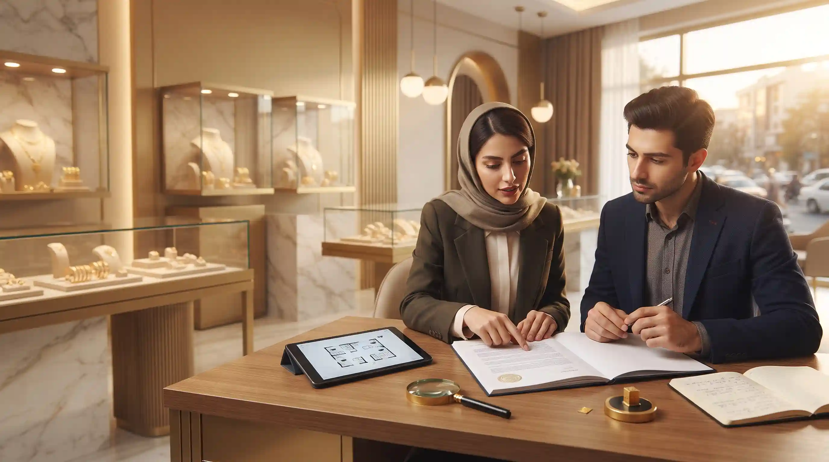 ️ مدیریت ریسک، امنیت فیزیکی و الزامات قانونی طلافروشی