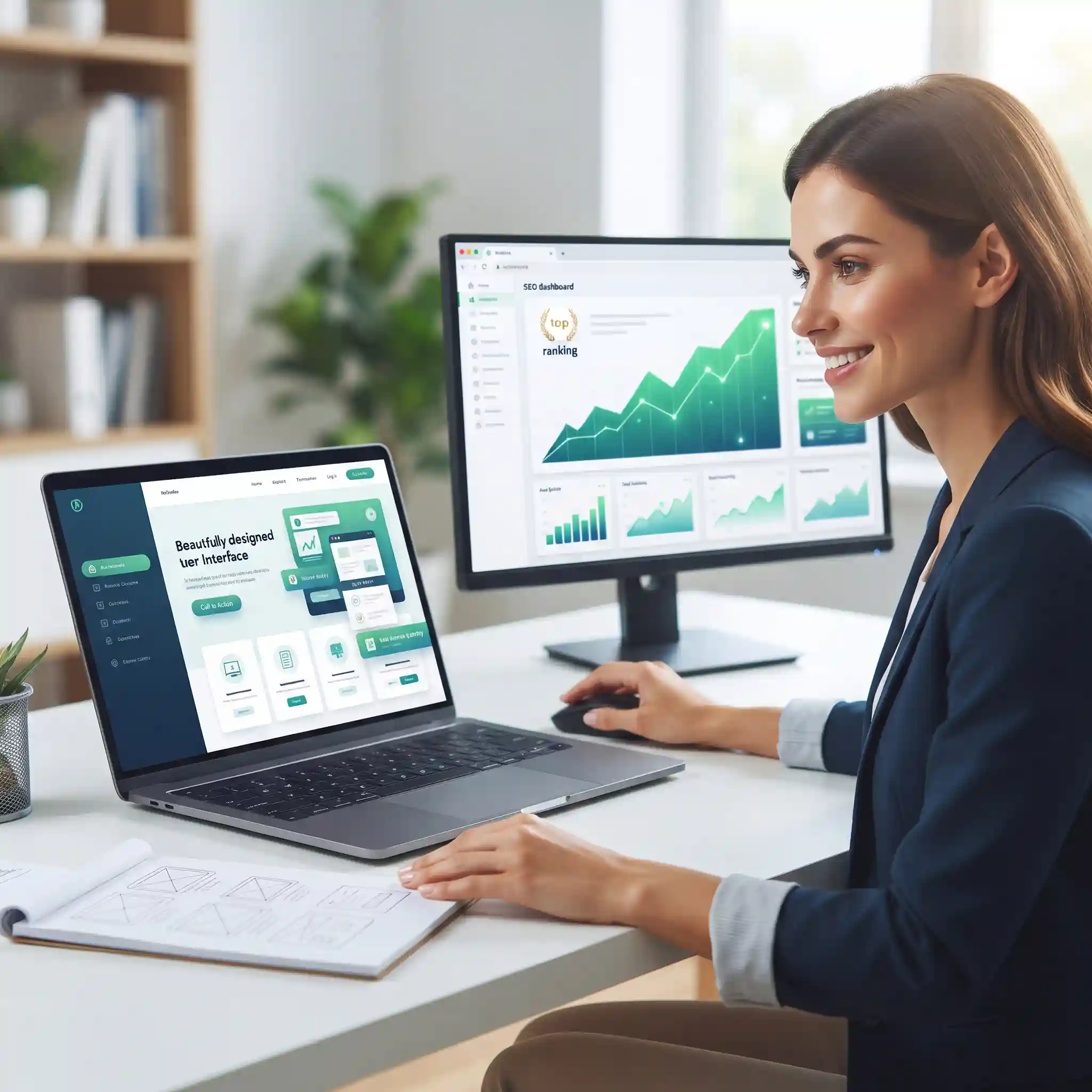 تأثیر شگفت‌انگیز طراحی UI و UX بر بهبود رتبه سئو و اعتبار برند شما