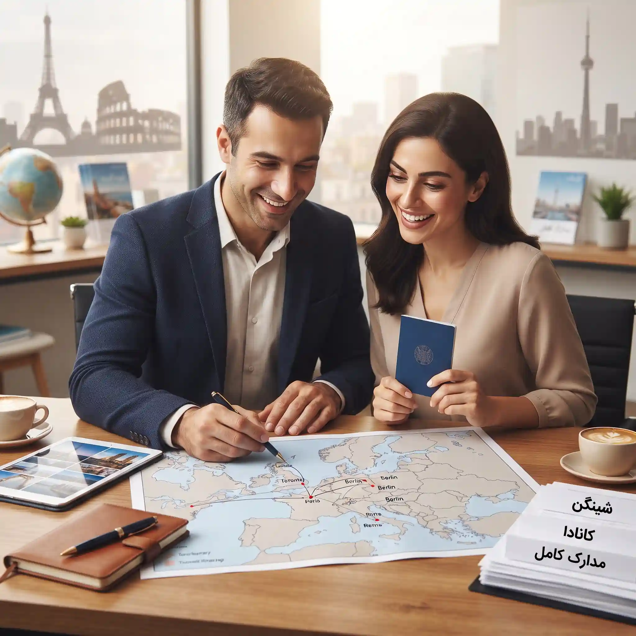 مسیر مطمئن اخذ ویزای شینگن و اقامت اروپا توسط مشاوران خبره