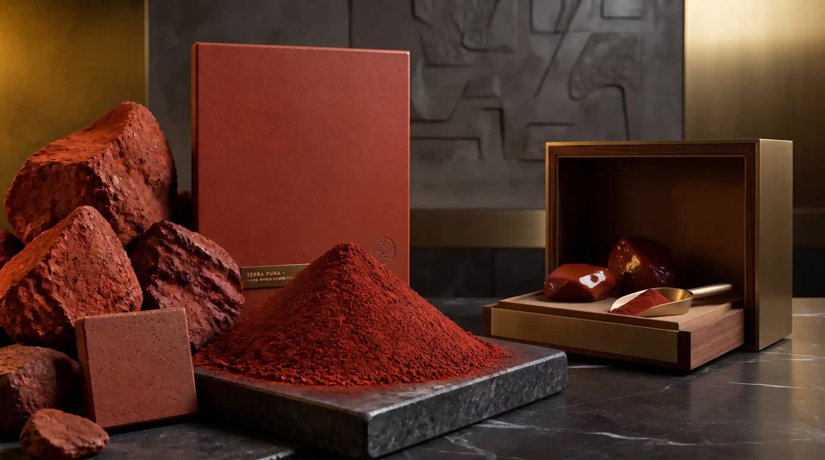 Technical specifications and granulation of red iron oxide (ochre)