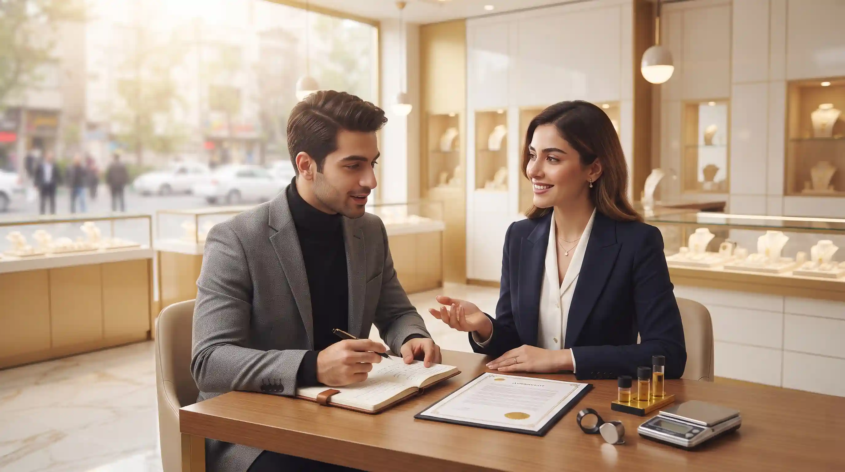تکنیکهای جلب اعتماد مشتری در آموزش صفر تا صد شغل طلافروشی