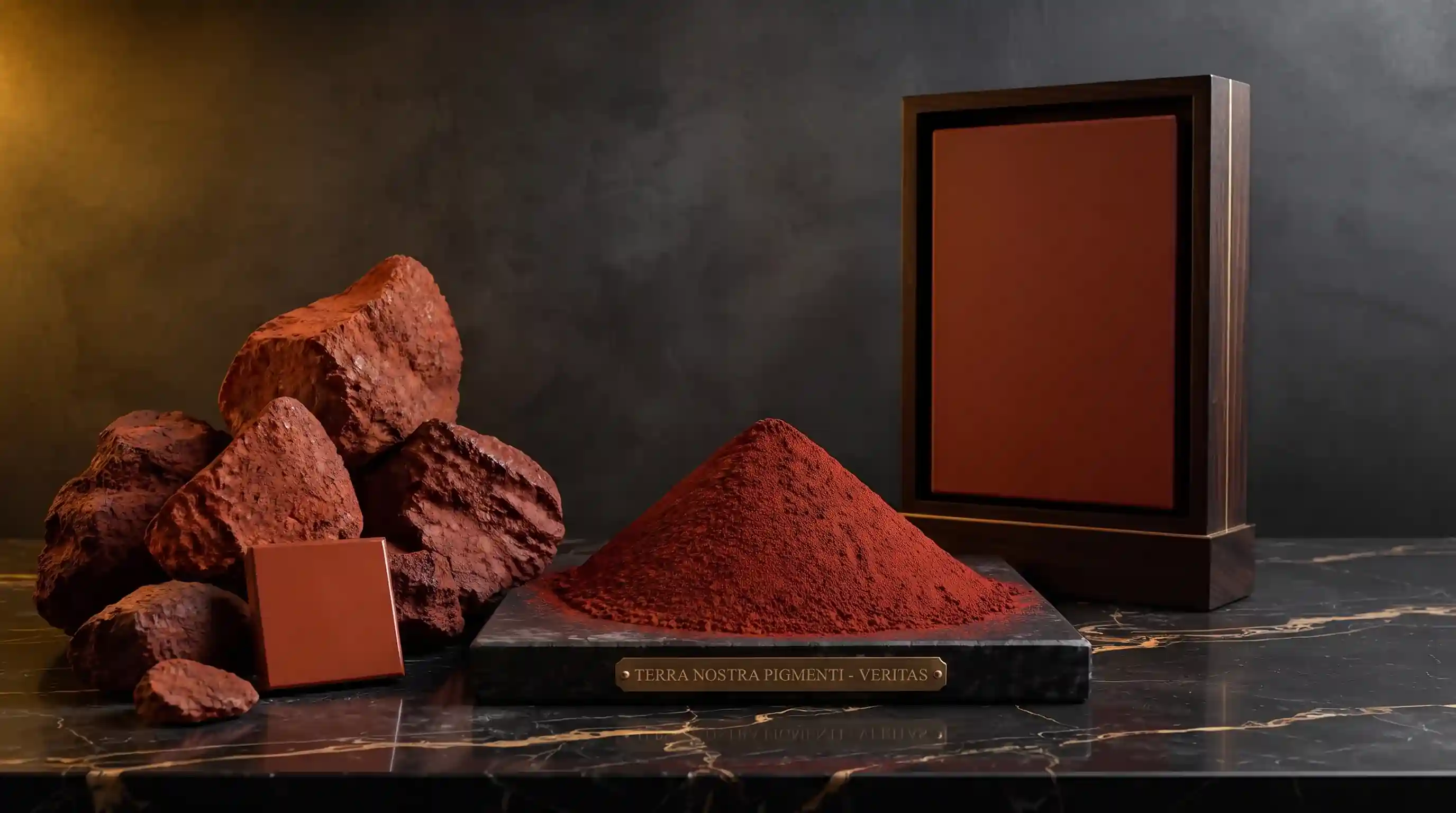 Why is Red Iron Oxide (Ochre) resistant to sunlight?