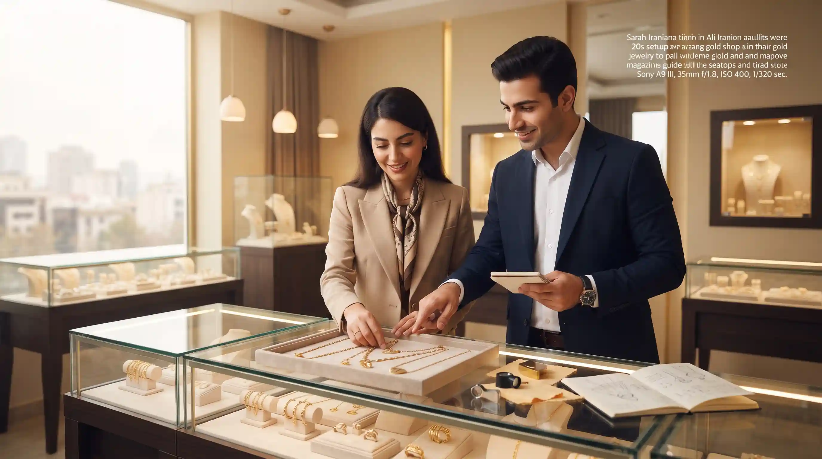 🏪 اصول تجهیز مغازه طلافروشی و چیدمان ویترین