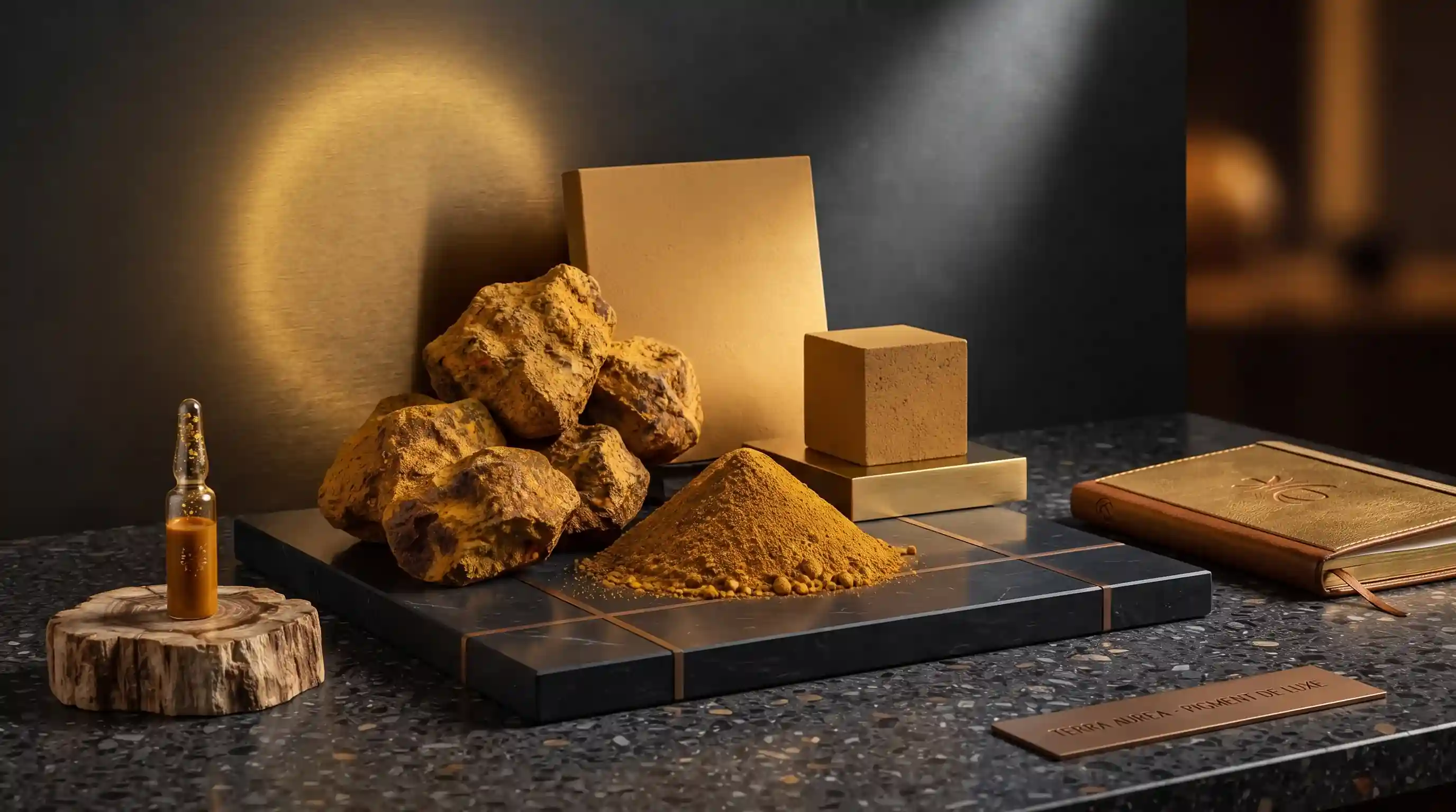 Mineral Nature and Physical Characteristics of Limonite Oxide (Yellow Ochre)