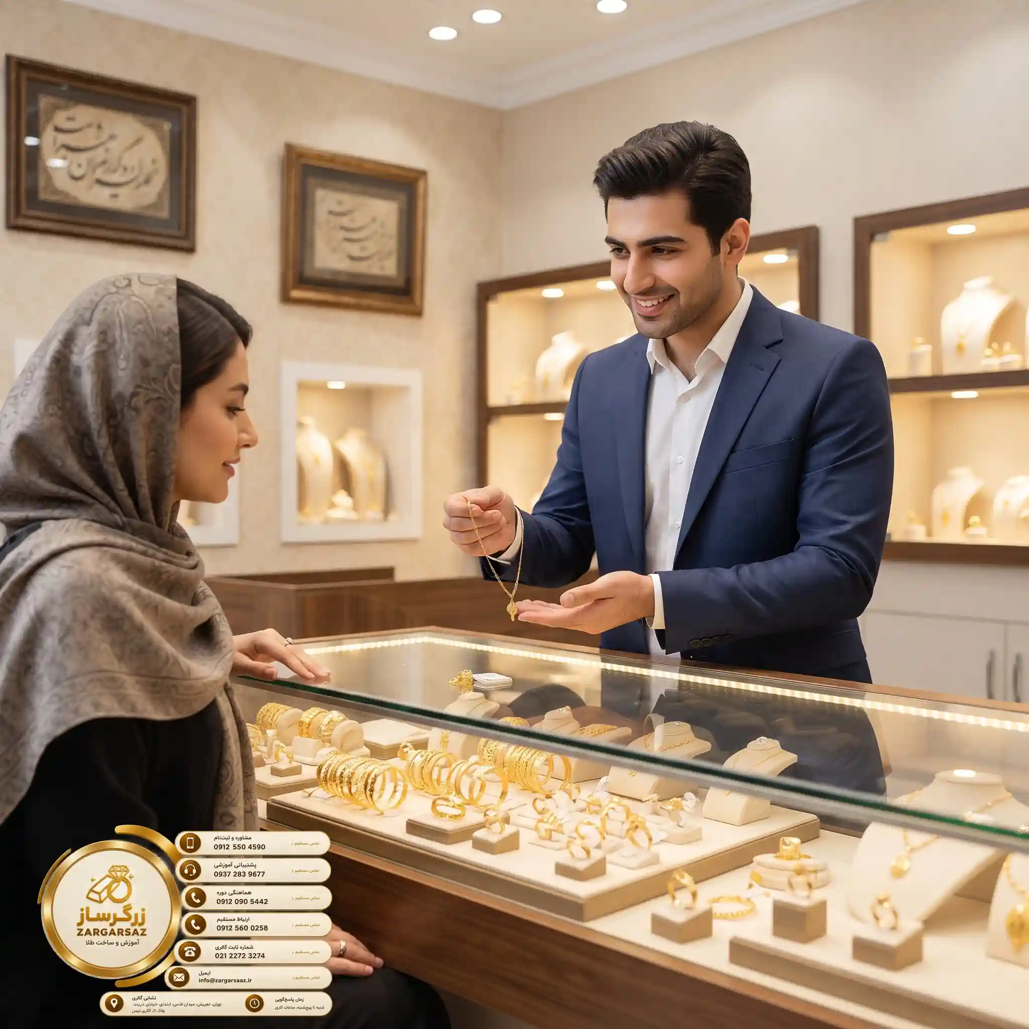 رازهای موفقیت در بازار طلا را با آموزش طلافروشی بیاموزید