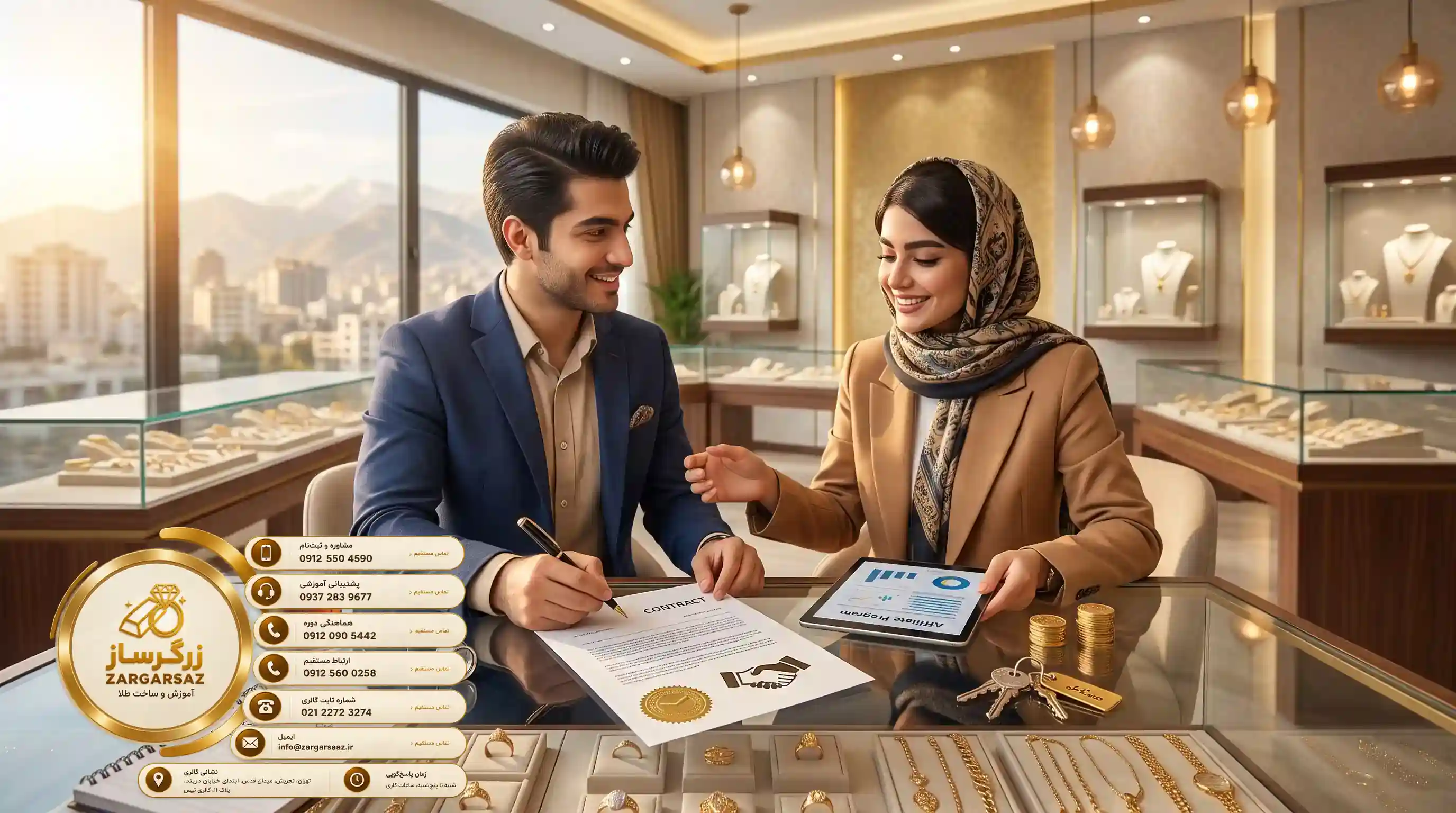 🤝 راز ایجاد اعتماد در مشتری جواهر
