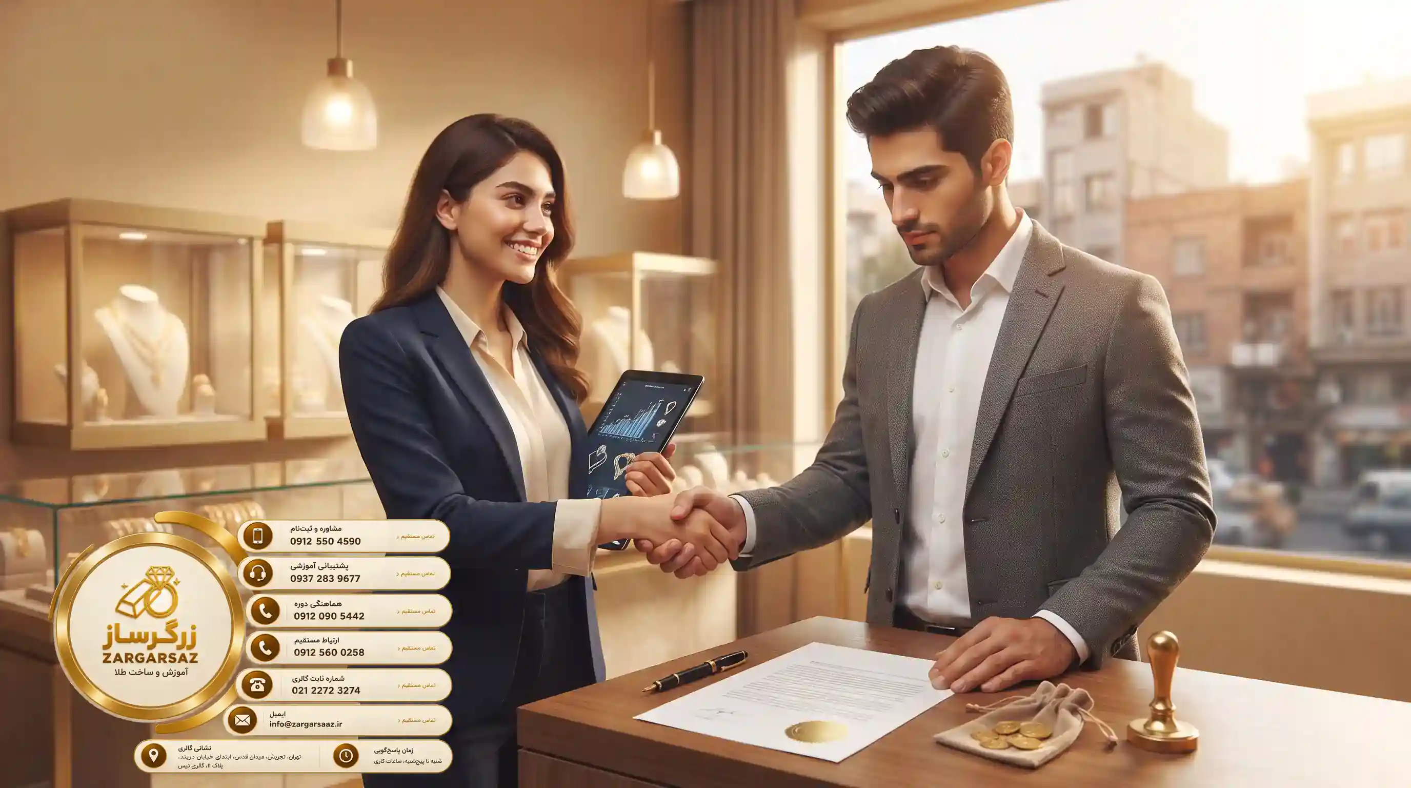 🤝 مدل شراکت بینظیر زرگرساز بدون نیاز به سرمایه اولیه