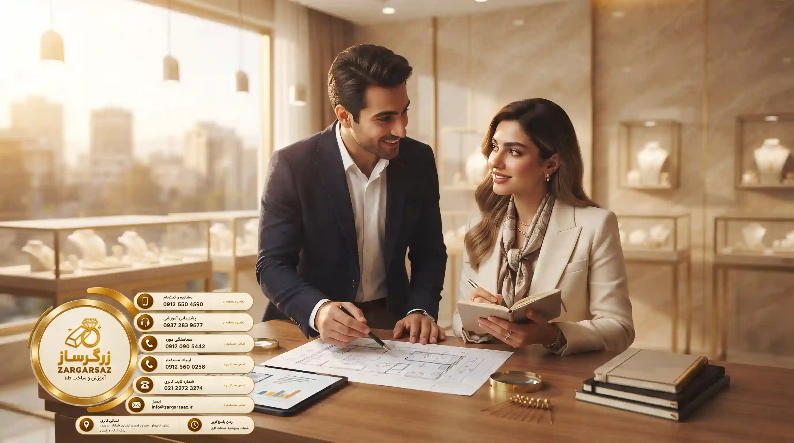 💼 نقشه راه گامبهگام از یادگیری تا افتتاح مغازه طلا
