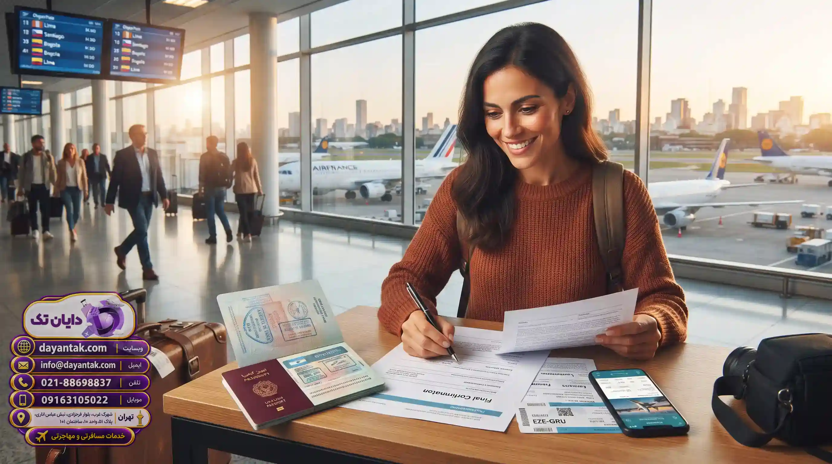 ✈️ برنامه‌ریزی تور، ویزا و جمع‌بندی نهایی