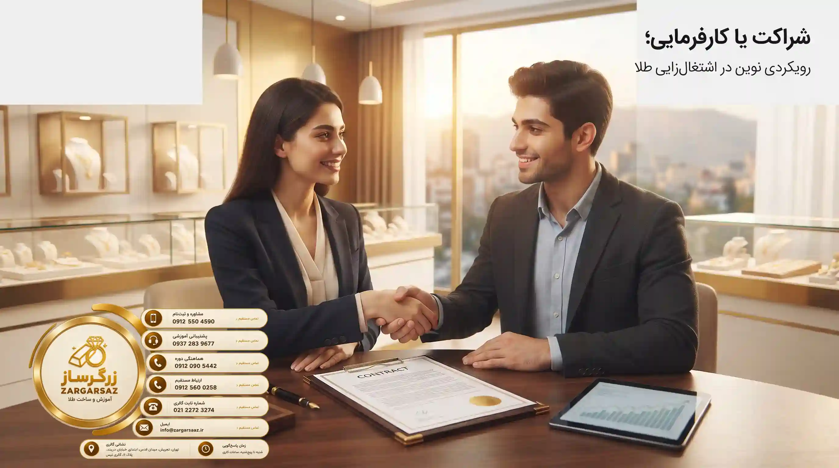 🤝 شراکت یا کارفرمایی؛ رویکردی نوین در اشتغالزایی طلا