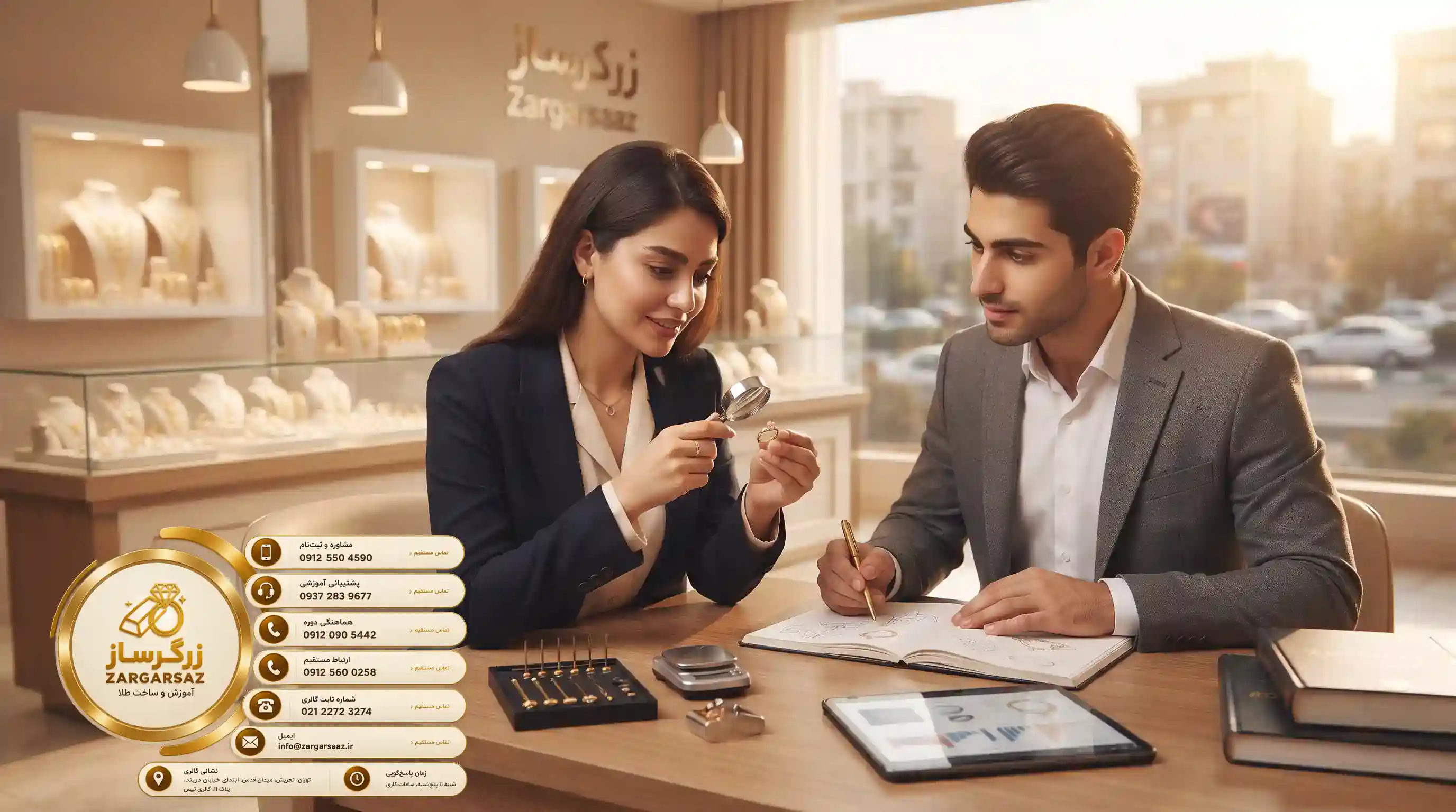 📚 سرفصلهای کلیدی و مهارتهای ضروری در دوره طلافروشی