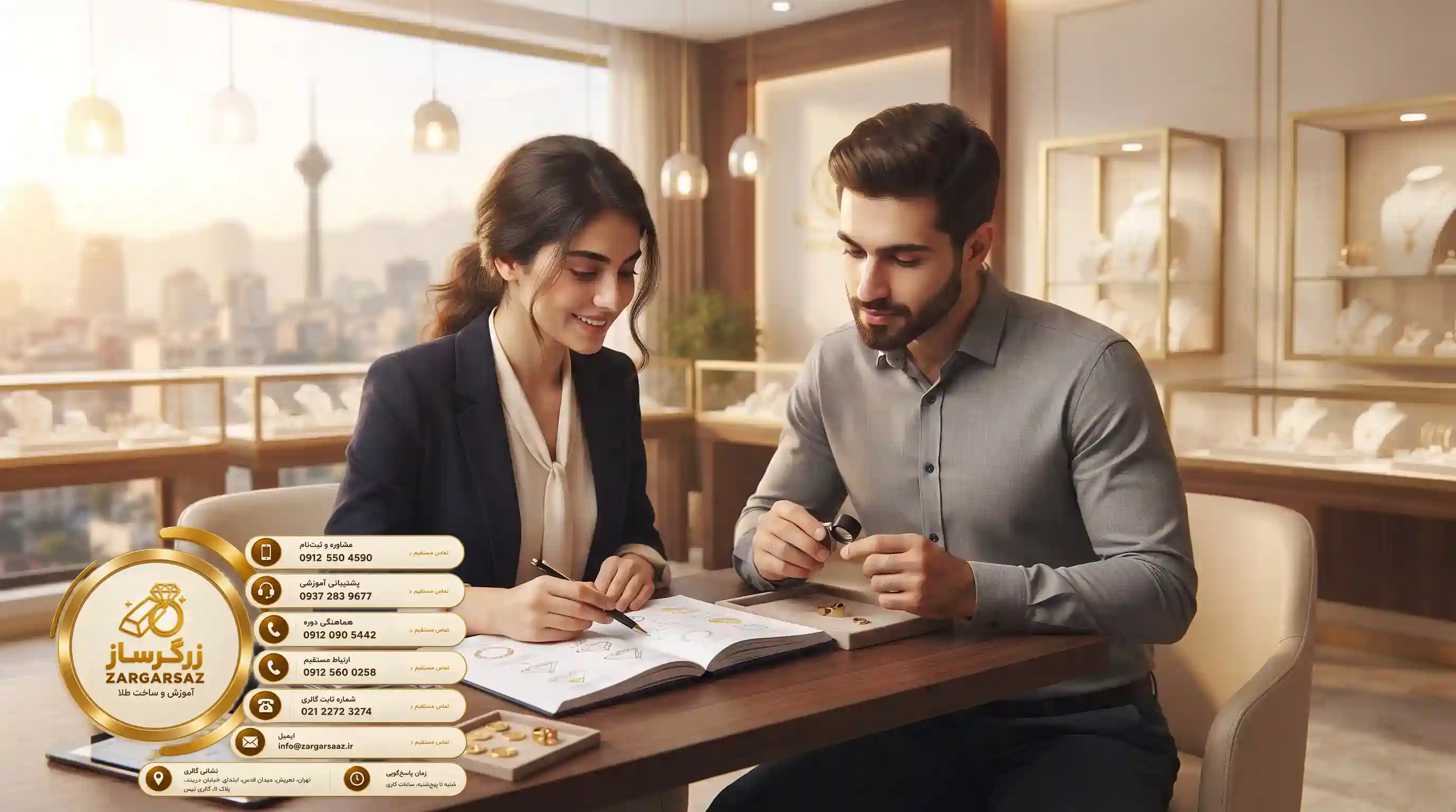 آموزش طلافروشی راهنمای جامع برای افراد کاملاً مبتدی و جویای کار