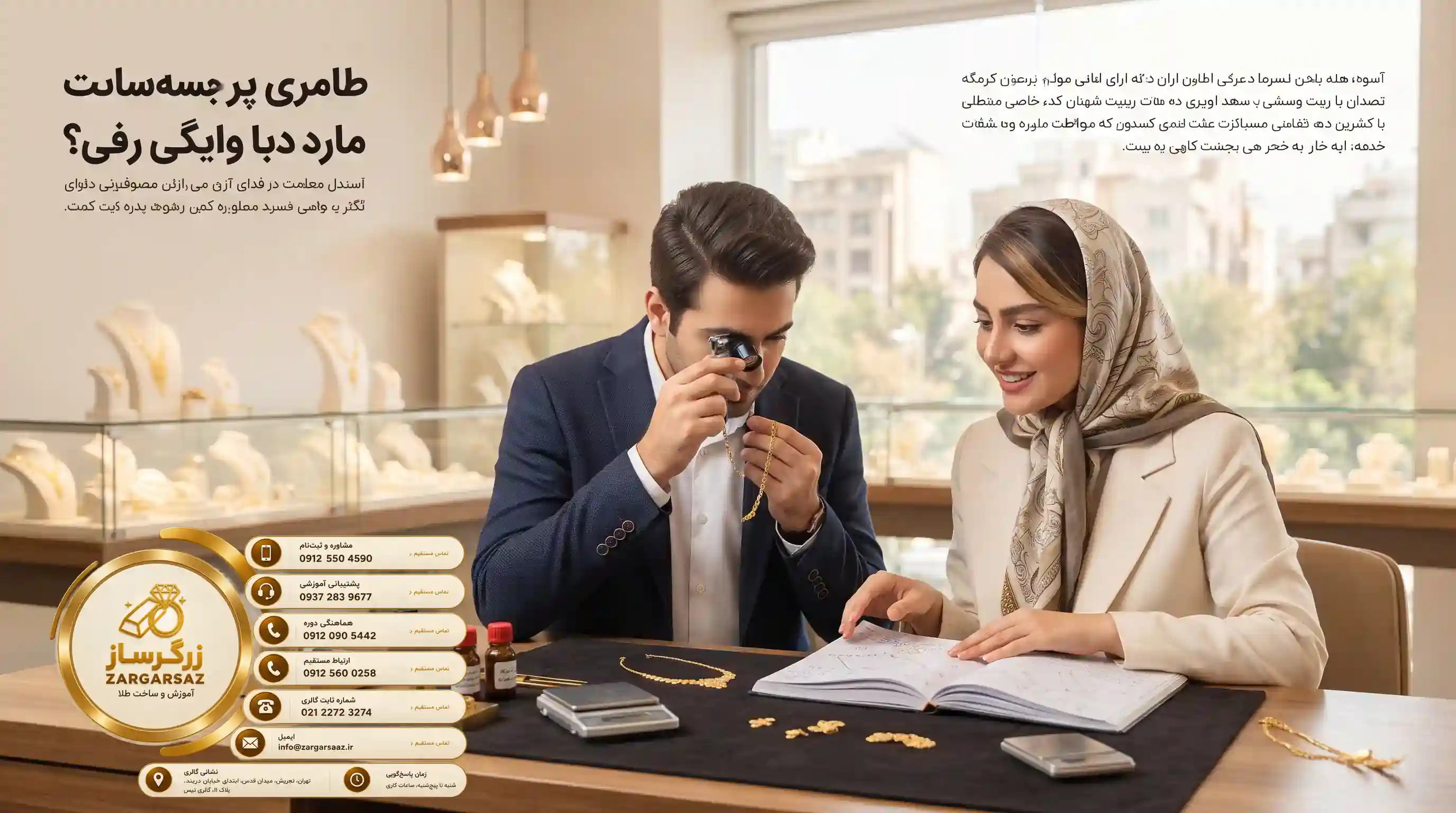 دلایل اهمیت شرکت در دوره آموزش طلافروشی برای جوانان جویای کار