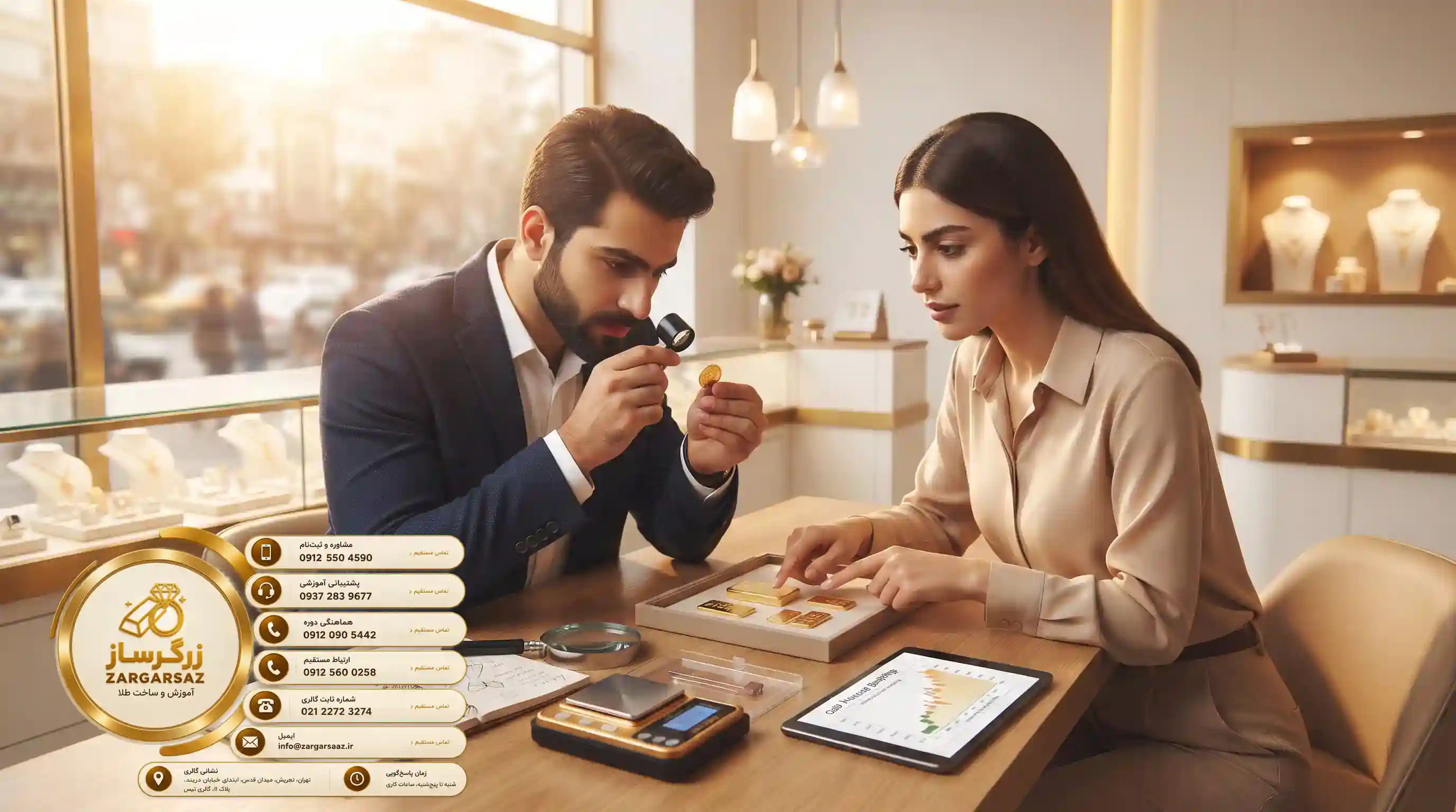 💎 سرفصلهای آموزشی جامع از عیارسنجی تا مدیریت مغازه