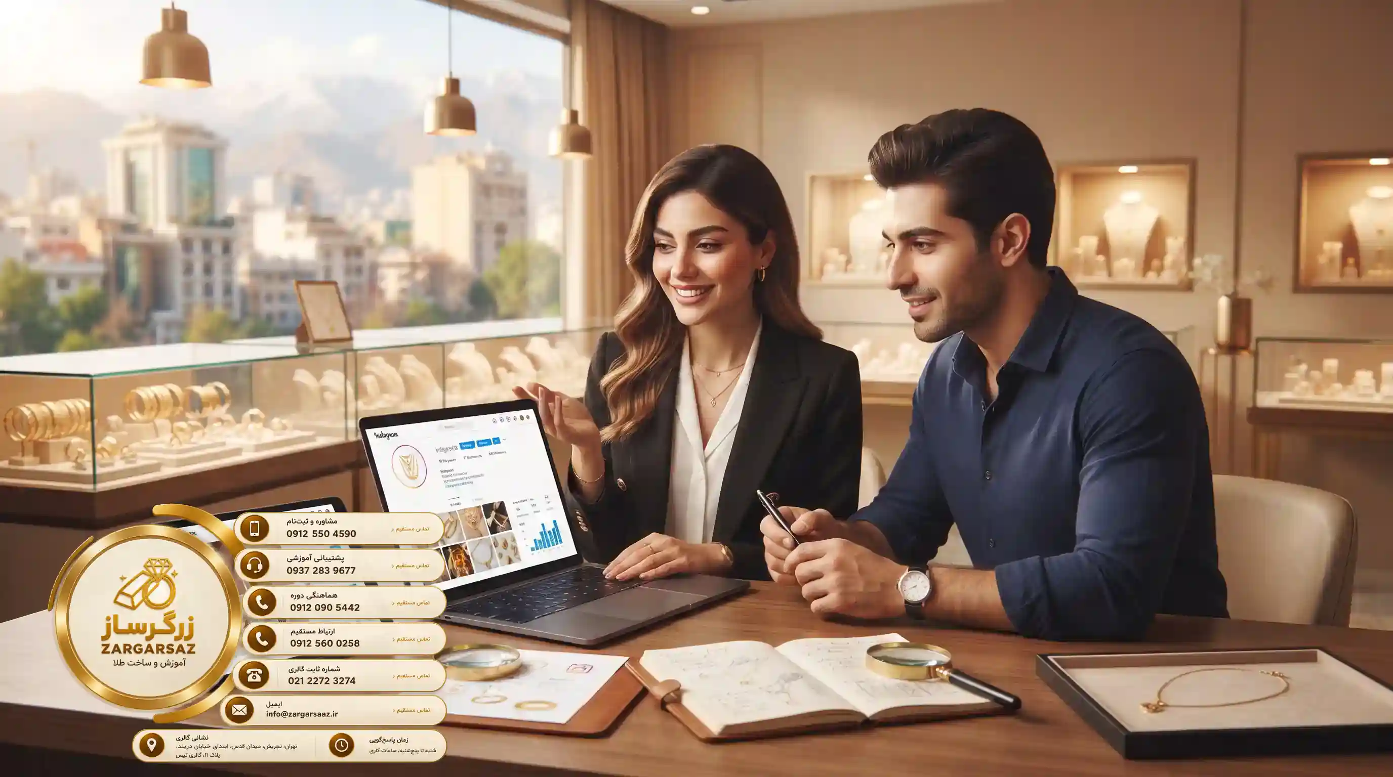 📱 آموزش فروش طلا در اینستاگرام و دیجیتال مارکتینگ