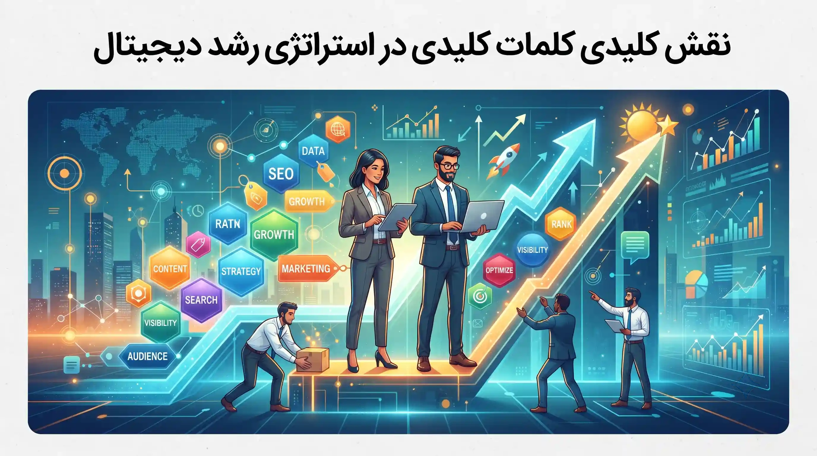 🚀 نقش کلیدی کلمات کلیدی در استراتژی رشد دیجیتال