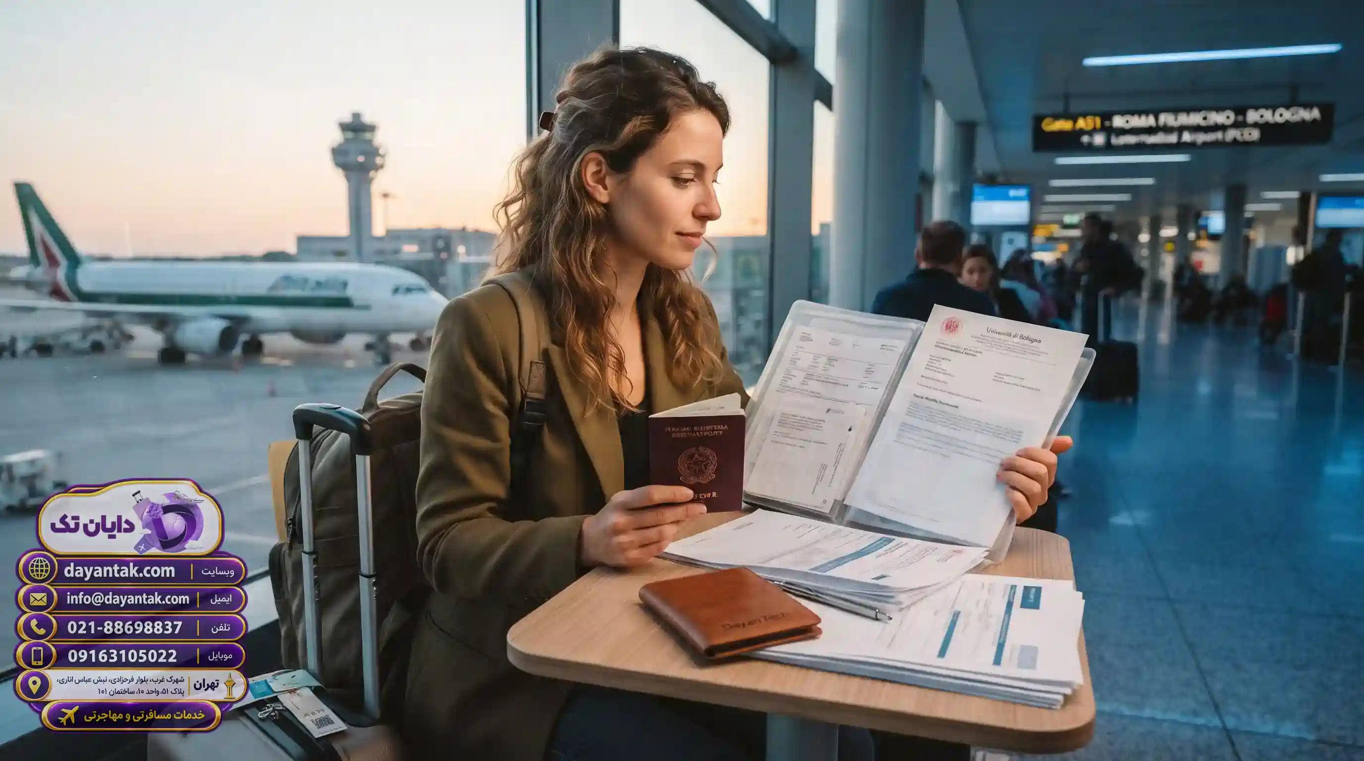 📋 مدارک ضروری برای پرونده‌های ویزای شینگن