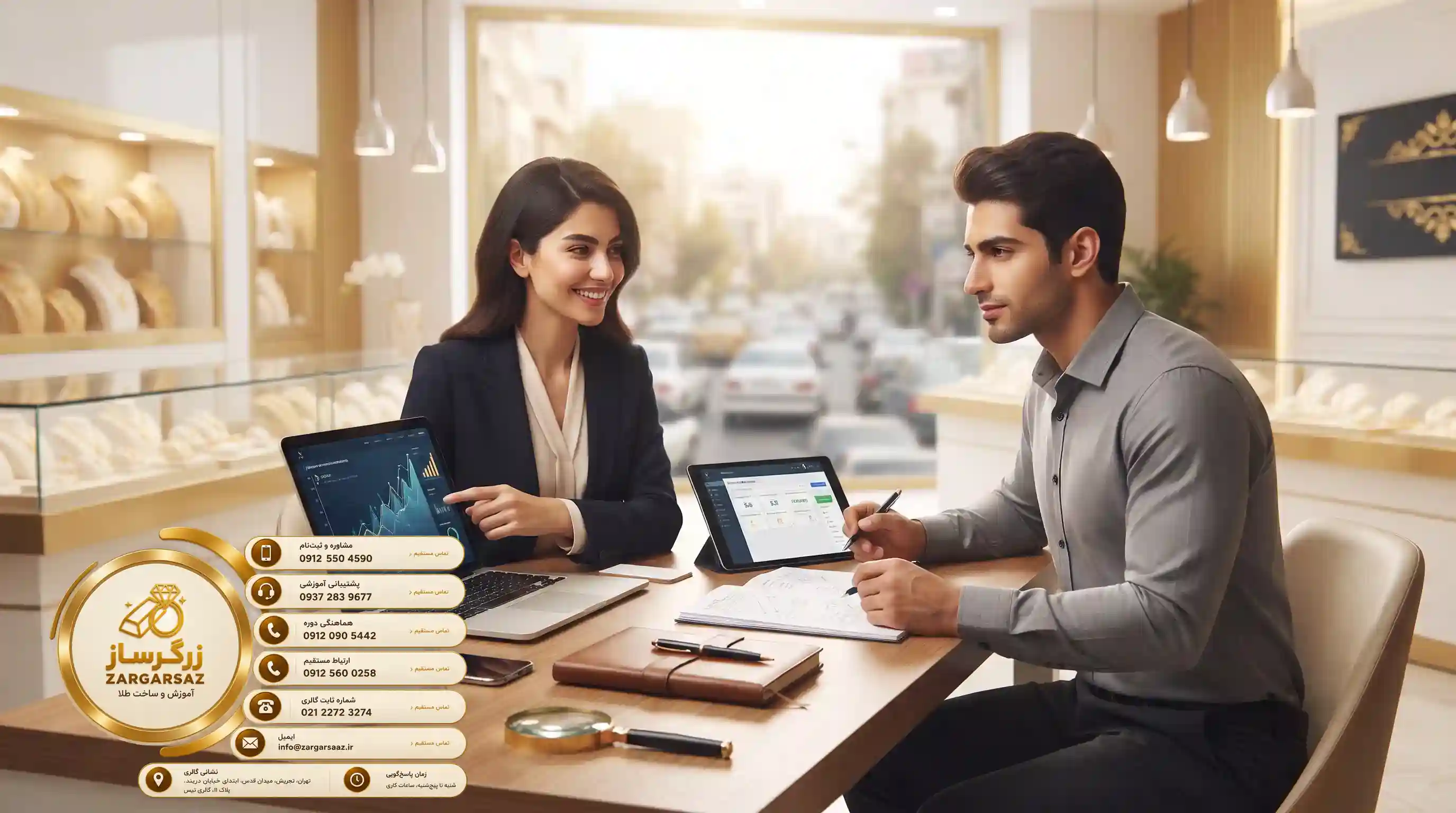 📈 اصول مدیریت مغازه و بازاریابی در بازار طلا