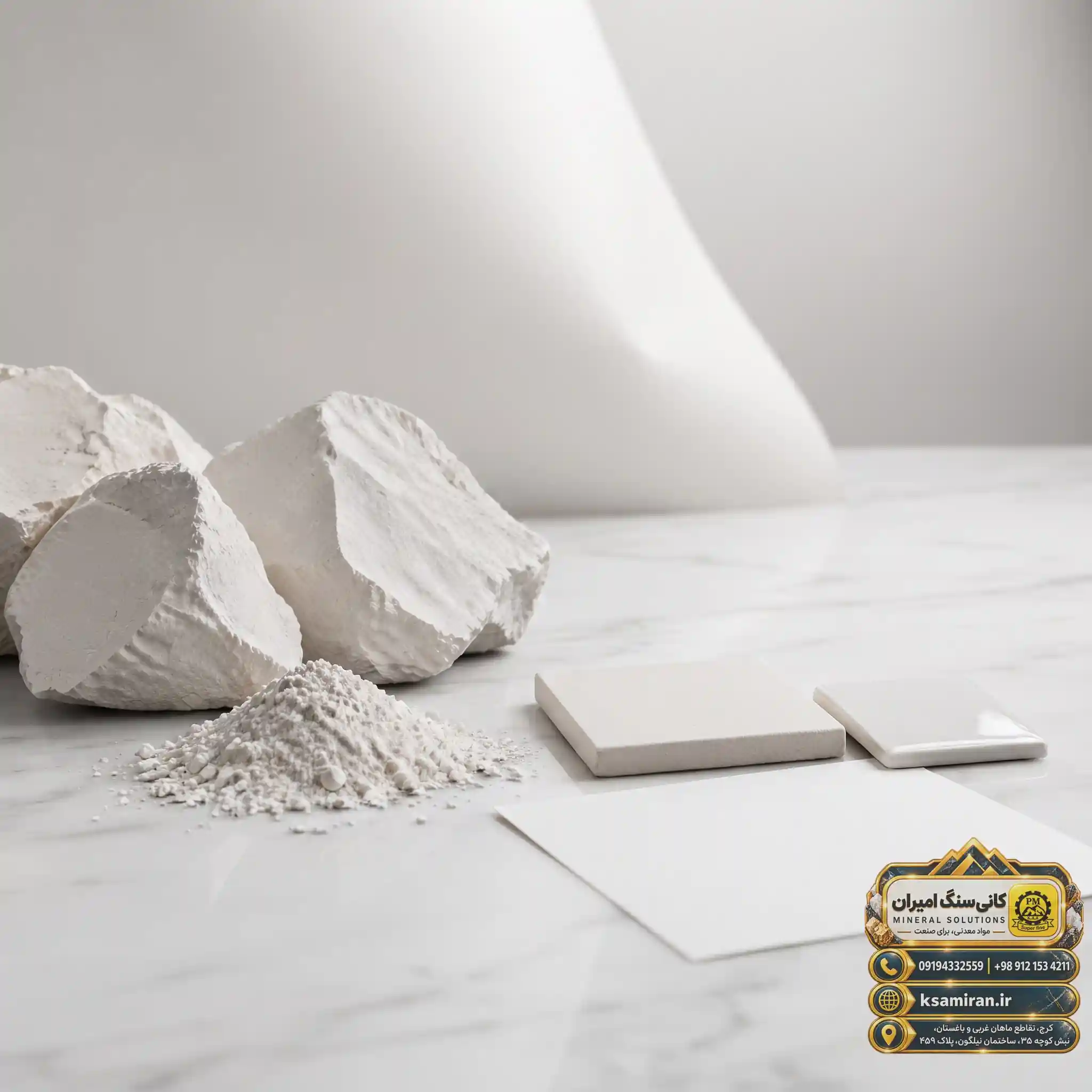 نقش کائولن در صنایع لعاب و سرامیک
