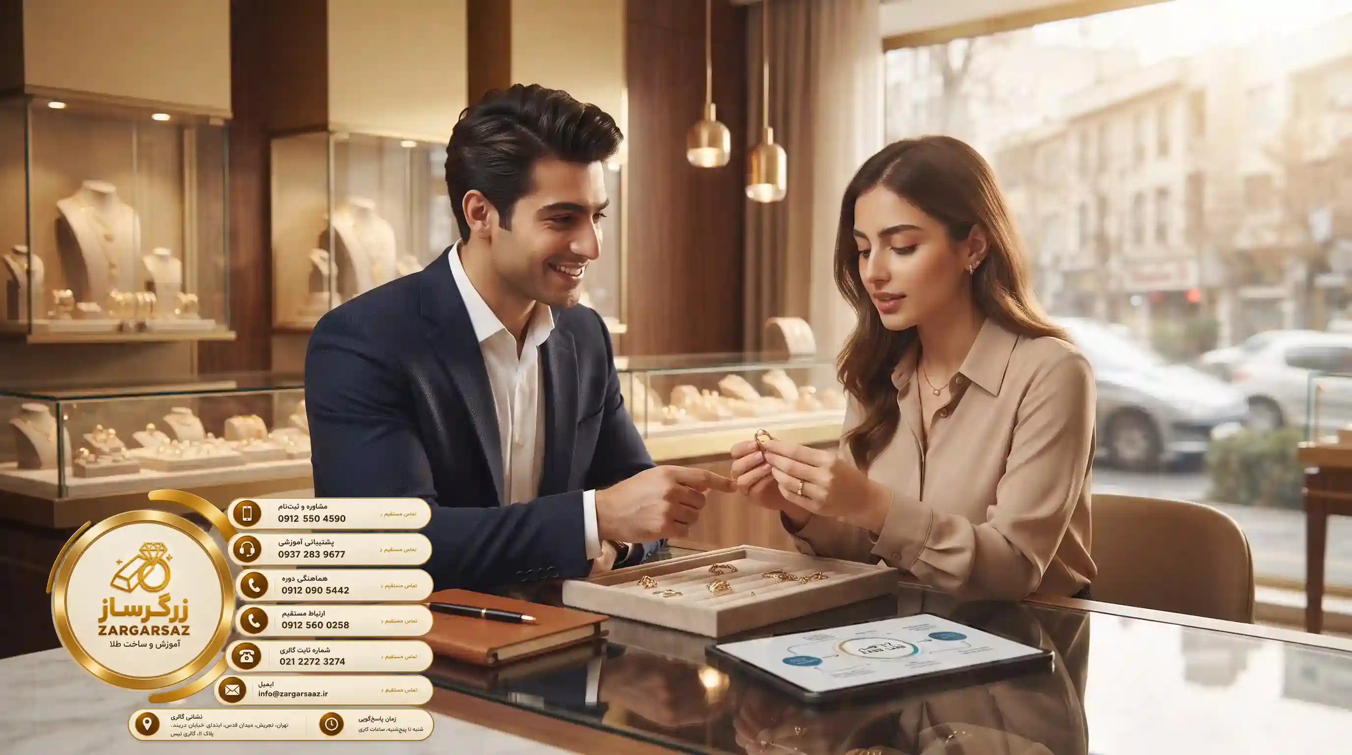🎓 مسیر تبدیل شدن به طلافروش حرفهای