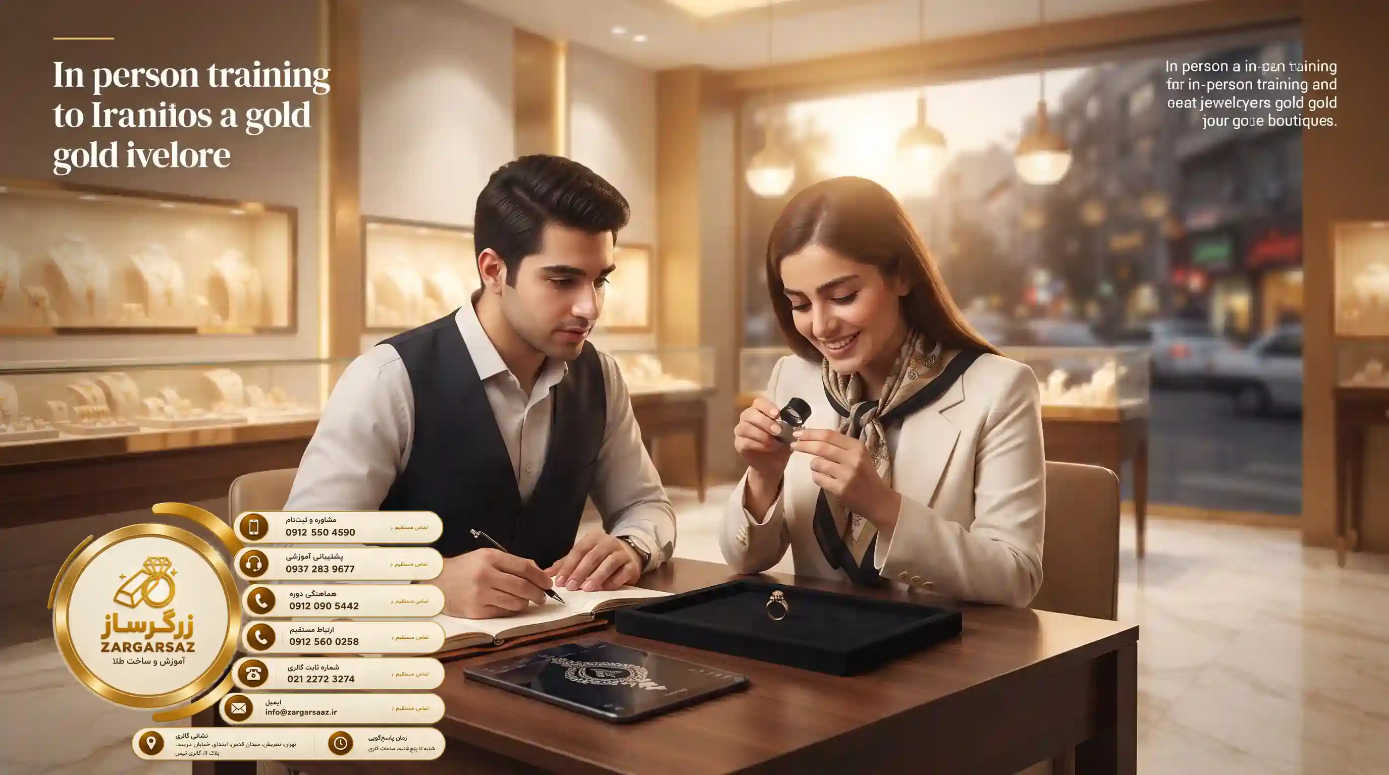 🎓 مزایا و معایب کلاسهای حضوری آموزش طلافروشی