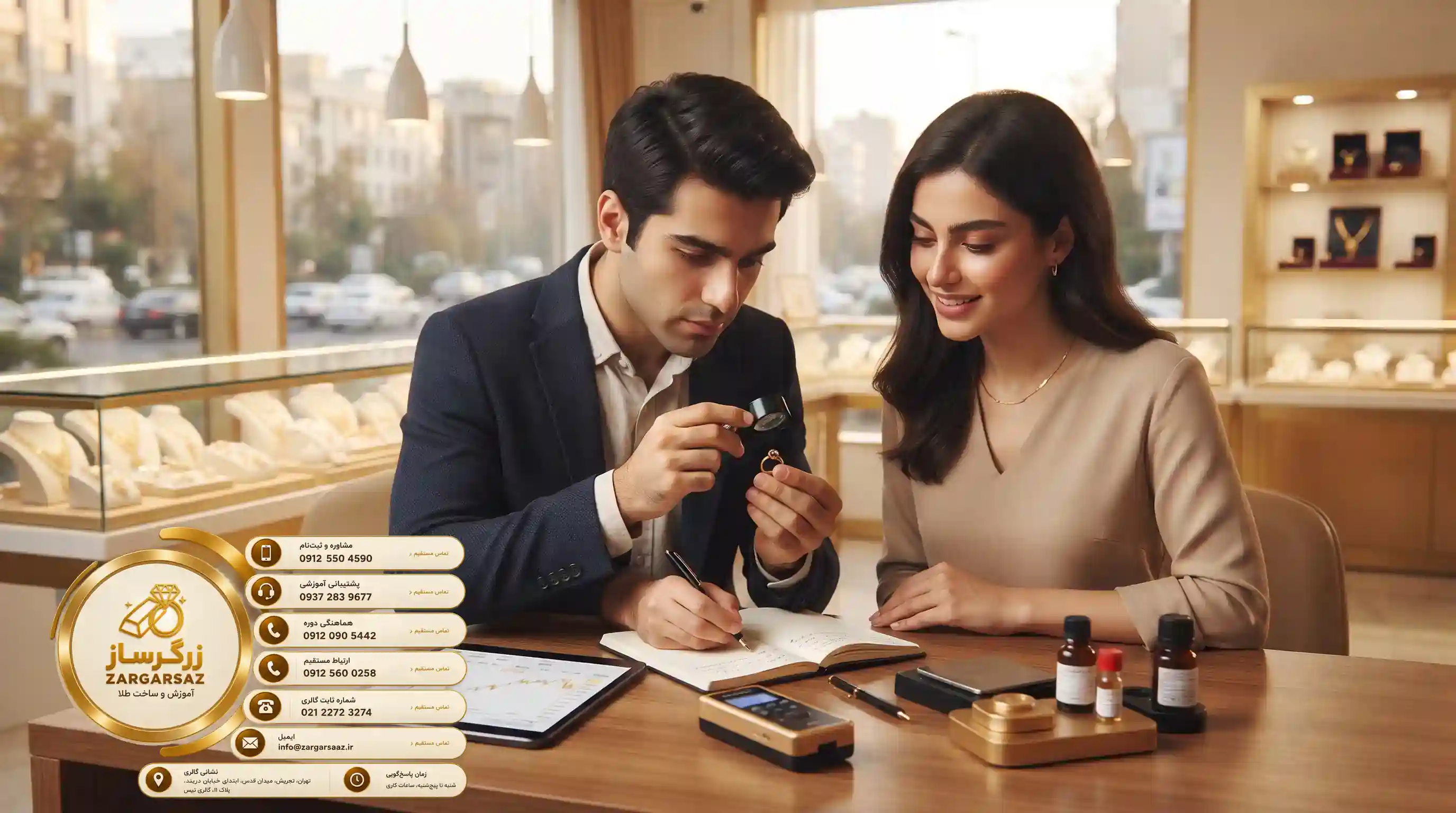 ⚖️ عیار و قیمتگذاری طلا در آموزش طلافروشی
