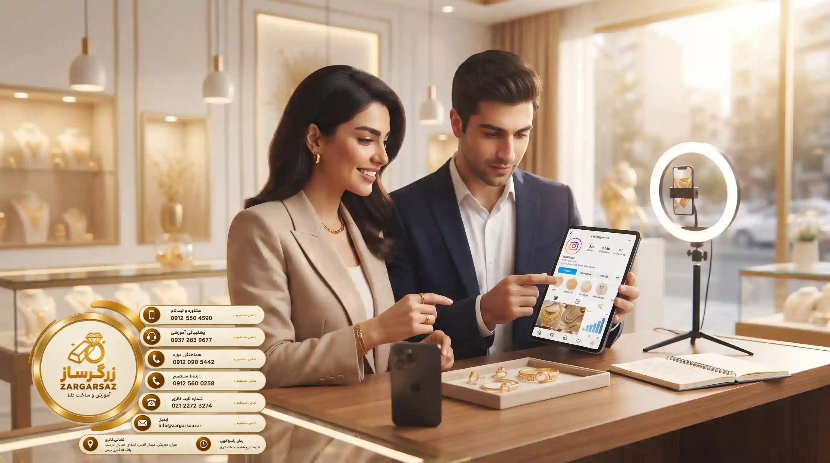 📱 آموزش فروش طلا در اینستاگرام