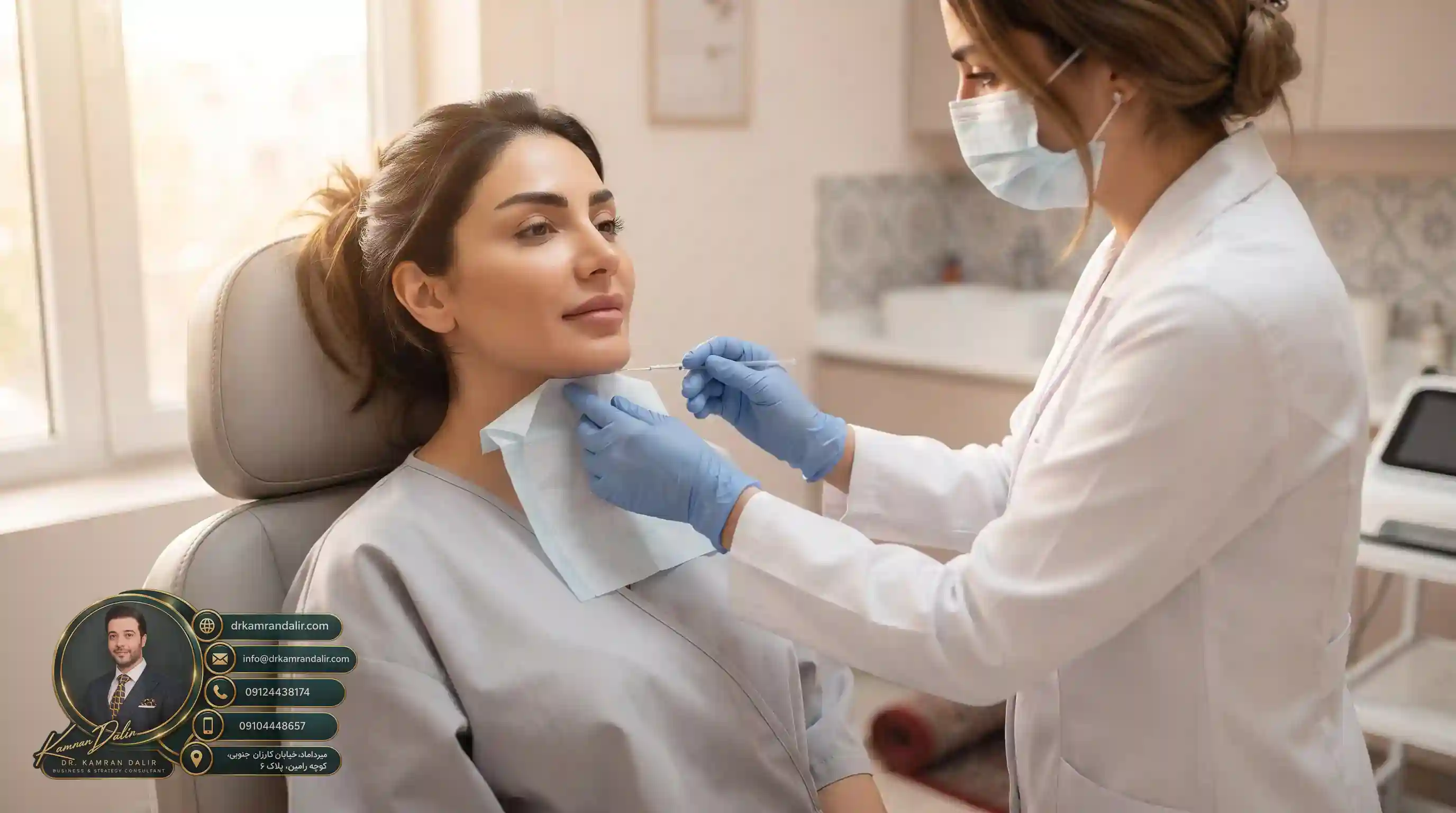 تاثیر نهایی مراحل و مزایای لیپوساکشن غبغب بر روی فرم چانه