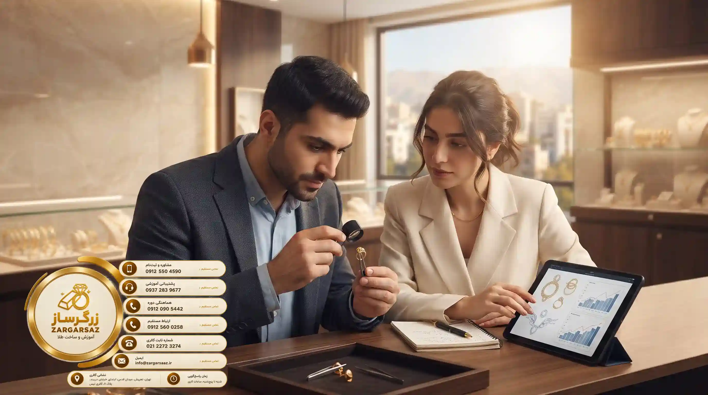 مزایای شرکت در دوره‌های تخصصی آموزش طلافروشی چیست؟