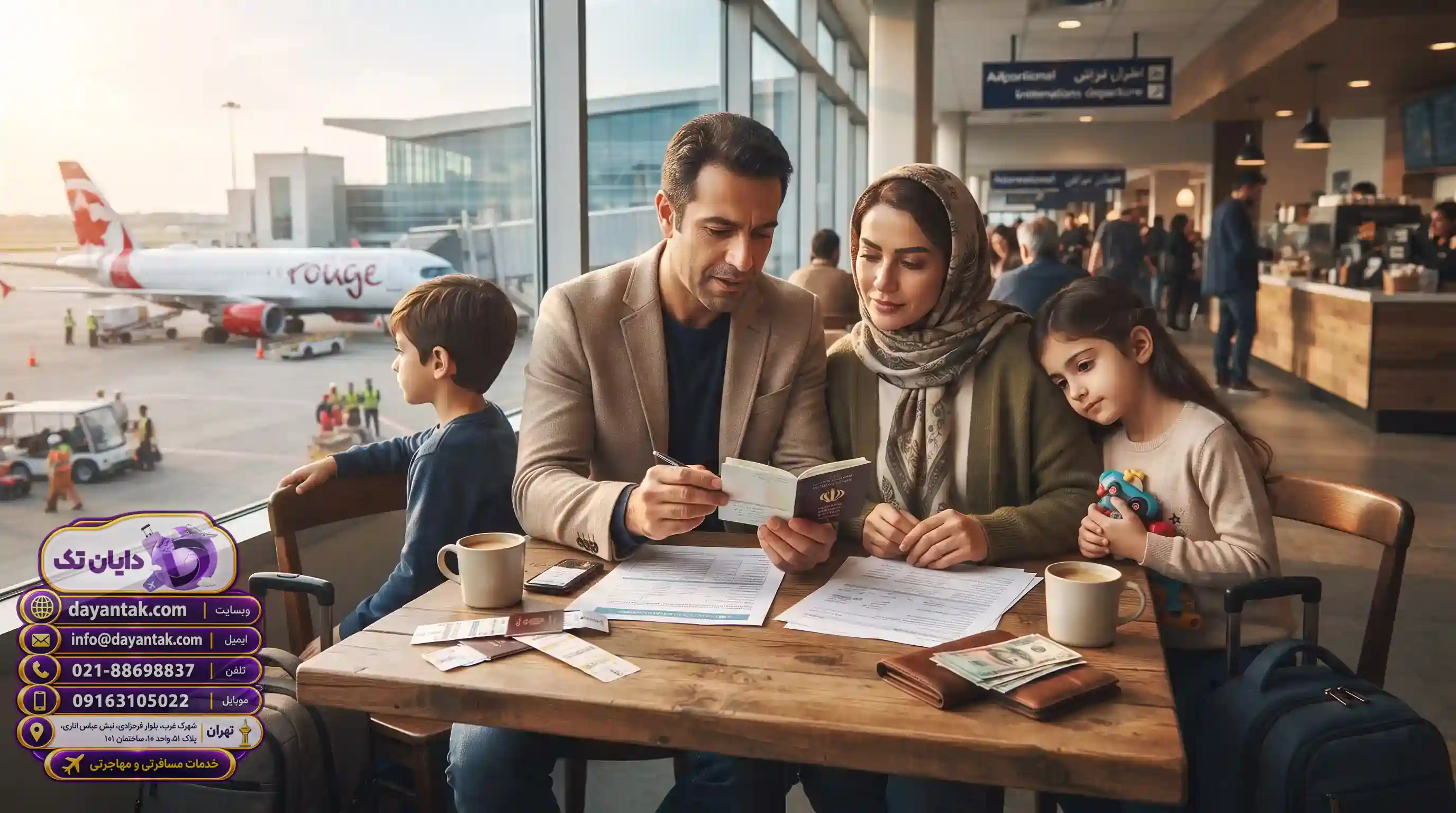 🛂 الزامات بیومتریک و انگشت‌نگاری برای خانواده