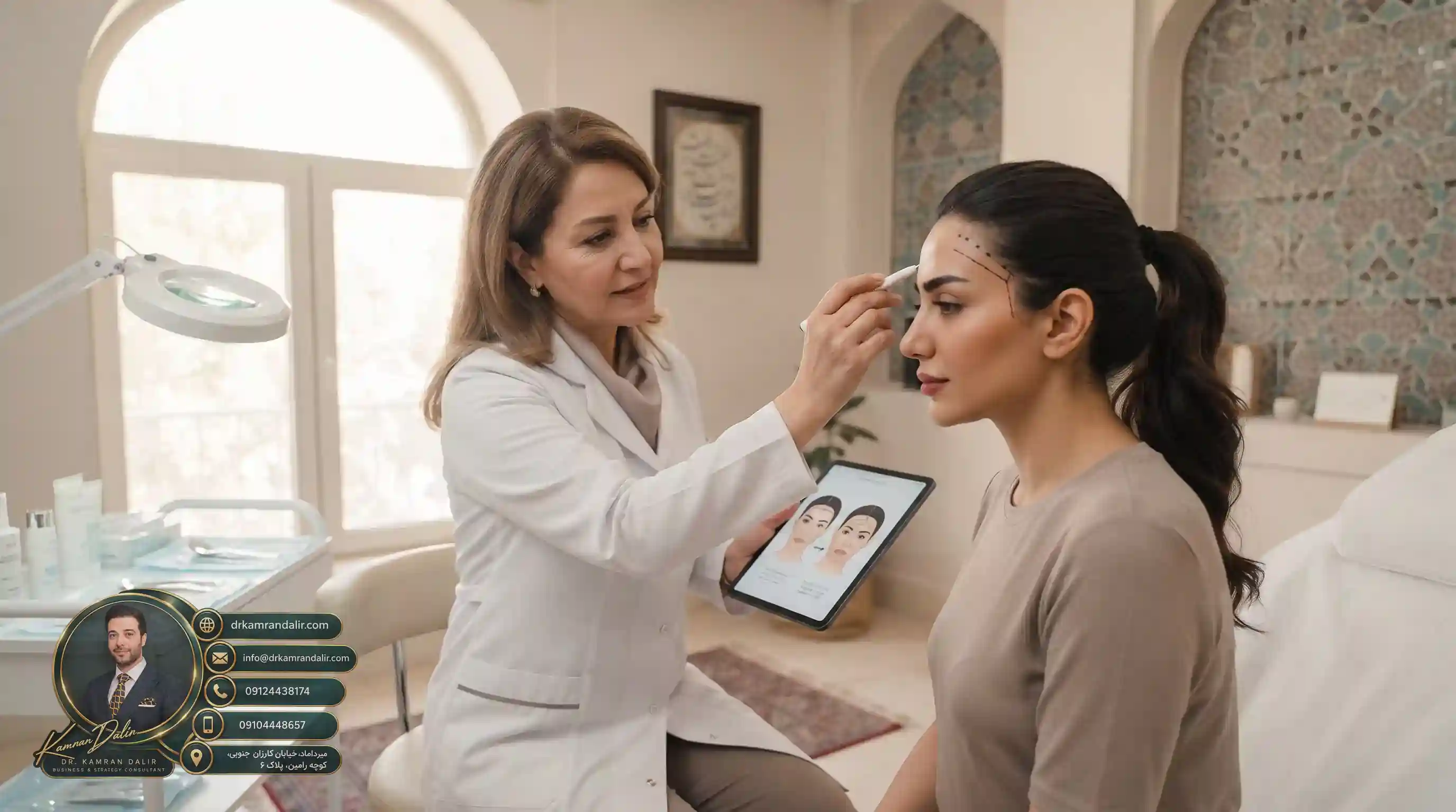 🔍 اختيار طبيب متخصص: دور رئيسي في نجاح شد الصدغ